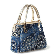 Load image into Gallery viewer, iPinee Casual Ladies Tote Bags Designer Crystal Diamond Women Messenger Bags Famous Brand Luxury Handbags Women Bags
