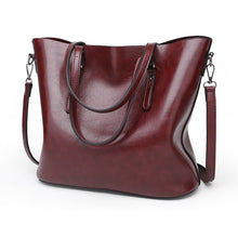 Load image into Gallery viewer, Luxury Designer Women Shoulder Bags Leather Large Capacity Oil Leather Handbags Crossbody Bag For Women Handbag Bolsas Feminina
