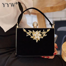 Load image into Gallery viewer, YYW Crystal Clutches Bag Party purse Women Evening Bags Handbag crossbody messenger bags wedding Purse Fashion Designer Chain
