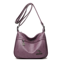 Load image into Gallery viewer, Kangaroo Female Leather Messenger Bags Feminina Bolsa Luxury Leather Handbags Women Bags Designer Ladies Shoulder Bag Sac A Main
