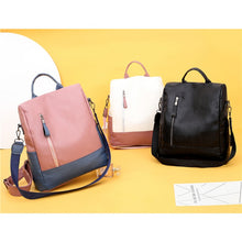 Load image into Gallery viewer, 2022 New women backpack high quality leather backpack anti-theft travel backpack multifunction shoulder bags school bags mochila
