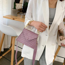 Load image into Gallery viewer, Popular Chain Handle Shoulder Bag PU Leather Handbags Designer Flap Crossbody Bags For Women Fashion Simple Lady Hand Bags
