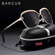 Load image into Gallery viewer, BARCUR New Fashion Sunglasses Women White Frame Gradient Polarized Sun Glasses Driving UV400 Eyewear with Update Box Free
