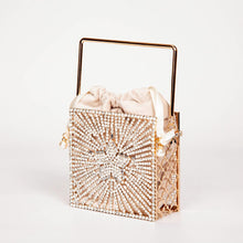 Load image into Gallery viewer, Shiny star Diamonds Evening Bags Women 2020 New Luxury Rhinestone Metal Cage Clutch Purse Female Chic Hollow Out Shoulder Bags
