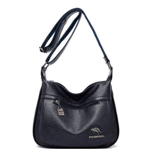 Load image into Gallery viewer, Kangaroo Female Leather Messenger Bags Feminina Bolsa Luxury Leather Handbags Women Bags Designer Ladies Shoulder Bag Sac A Main
