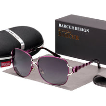 Load image into Gallery viewer, BARCUR Design Sun Glasses For Women Classic Polarized Sunglasses Female Luxury Shades Oculos Ladies Eyewear
