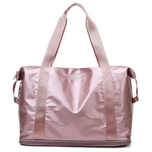 Load image into Gallery viewer, Women Gym Sports Bag Waterproof Swimming Yoga Mat Blosa Pink Weekend Travel Duffle Bags for Women Sport Fitness Shoulder Handbag
