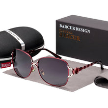 Load image into Gallery viewer, BARCUR Design Sun Glasses For Women Classic Polarized Sunglasses Female Luxury Shades Oculos Ladies Eyewear
