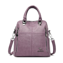 Load image into Gallery viewer, LANYIBAIGE New Women Backpack Multifunction Bags Designer High Quality Leather Women Crossbody Bag  School Bags Travel Backpacks
