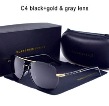 Load image into Gallery viewer, Haute qualité lunettes de soleil hommes polarisés UV400 conduite lunettes de soleil hommes Vintage Anti-éblouissement lunettes de soleil 2022 okulary oculos avec boîte sunglasses men sun glasses man sunglass mens
