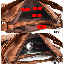 Load image into Gallery viewer, Large Backpack Multifunction Women Backpacks Leather School Bags For Teenage Girls Shoulder Bag Ladies Travel Backpack mochilas

