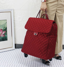Load image into Gallery viewer, Women Travel trolley Luggage bag 20 Inch wheeled bags Laptop Business Travel trolley spinner suitcase luggage suitcase on wheels
