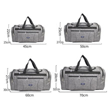 Load image into Gallery viewer, Large travel bags 70cm sport Duffle Bags Female Overnight Carry on Luggage bags men Waterproof Oxford Weekend bags sac de Sport
