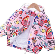 Load image into Gallery viewer, Boys And Girls Jackets Fall 2021 Winter New Style Printed Cartoon Zipper Cardigan Fashion Windbreaker Jacket Jacket
