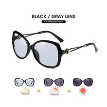 Load image into Gallery viewer, LIOUMO Fashion Oversized Sunglasses Women 2020 Chameleon Sun Glasses Female Polarized Photochromic Eyewear UV400 zonnebril dames
