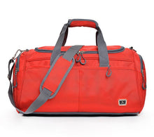Load image into Gallery viewer, Outdoor Waterproof Large Capacity Sports Gym Bag Men Women Portable Fitness Training Bag Soft Foldable Shoulder Travel HandBag

