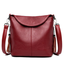 Load image into Gallery viewer, Soft Leather Crossbody Bags for Women 2022 Luxury Handbags Women Bags Designer Female Casual Hand Shoulder Bag bolsos de mujer
