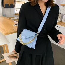 Load image into Gallery viewer, Popular Chain Handle Shoulder Bag PU Leather Handbags Designer Flap Crossbody Bags For Women Fashion Simple Lady Hand Bags
