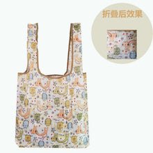 Load image into Gallery viewer, Nonwoven Reusable Shopping Bags Women Foldable Tote Bag Folding Large Capacity Handbags Portable Cloth Eco Grocery Bag
