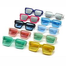 Load image into Gallery viewer, SHAUNA Retro Square Sunglasses Women Brand Designer Summer Styles Candy Colors Fashion Silver Mirror Shades Men UV400
