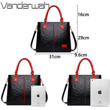 Load image into Gallery viewer, Hot Fashion Pu Leather Shoulder Messenger Bag Large Capacity Ladies Handbags Luxury Designer Crossbody Bags for Women 2022 Totes

