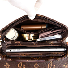 Load image into Gallery viewer, 2 Layers Small Casual Tote Ladies Hand Bag Leather Luxury Handbags Women Designer Bag for Women 2022 Sac A Main Femme Old Flower
