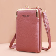 Load image into Gallery viewer, 3 Style Women Bags Soft Leather Wallets Touch Screen Cell Phone Purse Crossbody Shoulder Strap Handbag for Lady
