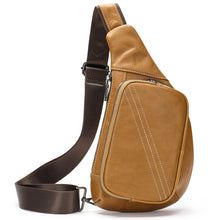 Load image into Gallery viewer, WESTAL Men's Shoulder Bag Men's Genuine Leather Chest Pack Man Sling Messenger Bags Belt Small Crossbody Bags Side Bags for Men
