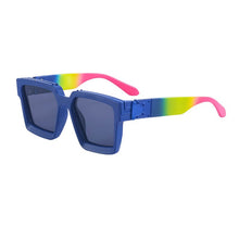 Load image into Gallery viewer, SHAUNA Retro Square Sunglasses Women Brand Designer Summer Styles Candy Colors Fashion Silver Mirror Shades Men UV400
