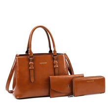 Load image into Gallery viewer, Quality Split Leather Top Handle Bag Female Shoulder Crossbody Shopper Hand Bag Luxury Handbags Women Bags Designer Sac A Main
