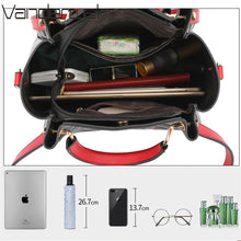 Load image into Gallery viewer, 3 Layers Luxury Handbags Women Bags Designer Letters Women's PU Leather Hand Shopping Bags Shoulder Crossbody Bag Sac A Main
