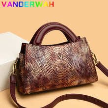 Load image into Gallery viewer, High Quality Crocodile pattern Shoulder Bags Large Capacity Handbags and Purses women Messenger Bags Casual Fashion Handbag Sac
