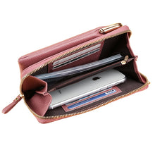 Load image into Gallery viewer, 3 Style Women Bags Soft Leather Wallets Touch Screen Cell Phone Purse Crossbody Shoulder Strap Handbag for Lady
