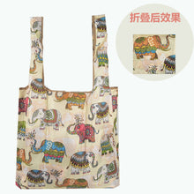 Load image into Gallery viewer, Nonwoven Reusable Shopping Bags Women Foldable Tote Bag Folding Large Capacity Handbags Portable Cloth Eco Grocery Bag
