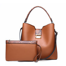 Load image into Gallery viewer, Women Fashion Handbags Clutches High Quality Leather Hand Bag Sets Large Shoulder Bag Women Crossbody Messenger Bags Sac A Main

