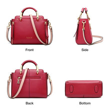 Load image into Gallery viewer, FOXER Handbag Women Purse Female Split Leather Crossbody Shoulder Bags Large Capacity Handbags Stylish Messenger Bags Chic Totes
