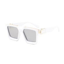 Load image into Gallery viewer, SHAUNA Retro Square Sunglasses Women Brand Designer Summer Styles Candy Colors Fashion Silver Mirror Shades Men UV400
