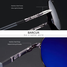 Load image into Gallery viewer, BARCUR Design Polarized Sunglasses for Men Women Gradient Lens Sun Glasses Classic Eyewear Accessory Oculos
