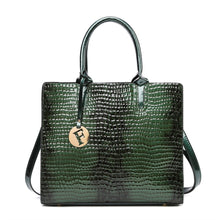 Load image into Gallery viewer, 3 Sets Luxury Patent Leather Handbag for Women 2022 Alligator Patterrn Designer Female Shoulder Crossbody Bag Ladies Sac A Main
