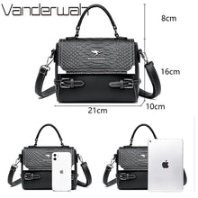 Load image into Gallery viewer, High Quality PU Leather Shoulder Bags for Women 2022 New Crossbody Bag Luxury Handbags Women Bags Designer Messenger Sac A Main
