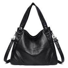 Load image into Gallery viewer, High-end Leather Top-handle Bag Casual Tote Large Capacity Woman Bags Luxury Designer Handbag Purses Brand Shoulder Sac A Main
