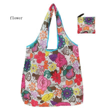 Load image into Gallery viewer, Nonwoven Reusable Shopping Bags Women Foldable Tote Bag Folding Large Capacity Handbags Portable Cloth Eco Grocery Bag
