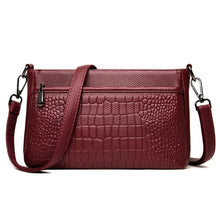 Load image into Gallery viewer, Luxury Cowhide Designer Leather Handle Bag for Female High Quality Woman Shoulder Messenger Bag Brand Ladies Handbags and Purses
