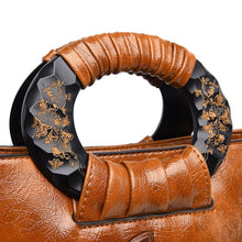 Load image into Gallery viewer, Brown Luxury Handbags Women Bags Designer High Quality Leather Handbag Fashion Shoulder Crossbody Bag for Women 2020 Tote Bag
