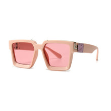Load image into Gallery viewer, SHAUNA Retro Square Sunglasses Women Brand Designer Summer Styles Candy Colors Fashion Silver Mirror Shades Men UV400

