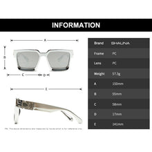 Load image into Gallery viewer, SHAUNA Retro Square Sunglasses Women Brand Designer Summer Styles Candy Colors Fashion Silver Mirror Shades Men UV400

