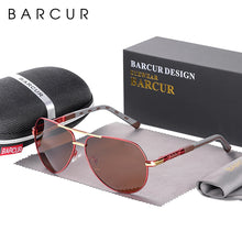 Load image into Gallery viewer, BARCUR Design Polarized Sunglasses for Men Women Gradient Lens Sun Glasses Classic Eyewear Accessory Oculos
