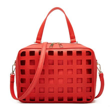 Load image into Gallery viewer, Diinovivo Fashion Women Composite Bags Hollow Out Designer Handbag 2PCS Set Female Bag Solid PU Shoulder Crossbody Bag WHDV2242
