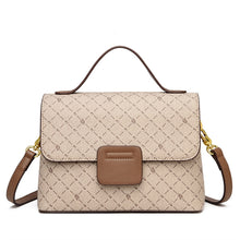 Load image into Gallery viewer, 2 Layers Small Casual Tote Ladies Hand Bag Leather Luxury Handbags Women Designer Bag for Women 2022 Sac A Main Femme Old Flower
