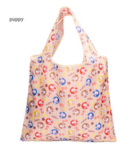 Load image into Gallery viewer, Nonwoven Reusable Shopping Bags Women Foldable Tote Bag Folding Large Capacity Handbags Portable Cloth Eco Grocery Bag
